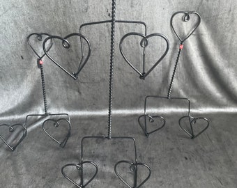 LONGABERGER Wrought Iron Wall Plate or Platter Holder Two Tiered Iron Plate Holder Rustic Elegance Function Beauty Great Hostess Gift Etsy
