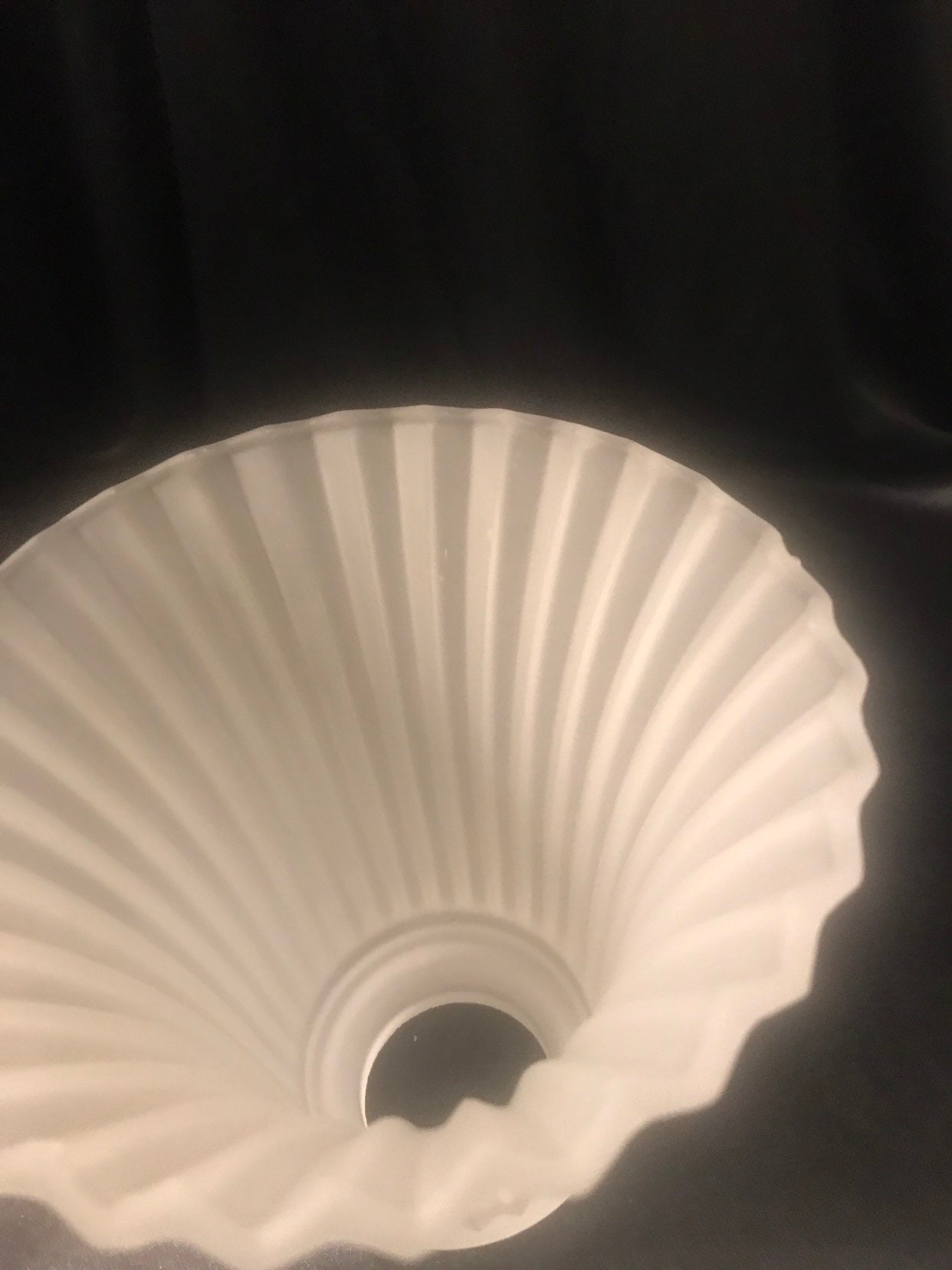 Art Deco Glass Shade 2 Sconce Glass Shades Replacement Glass Etsy