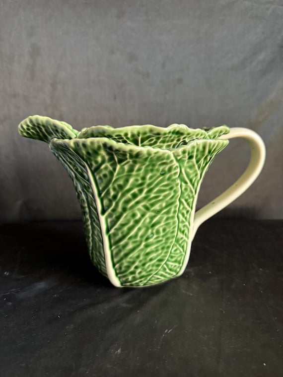Cabbage Ware Tableware Bordello Pinheiro Green Cabbage Pitcher