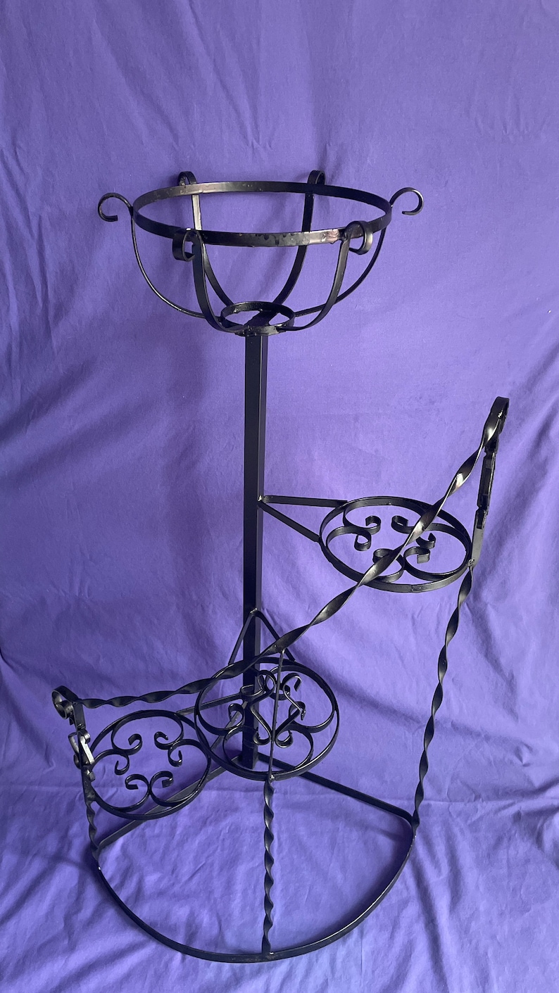 Spiral Staircase Plant Stand 3 Tiered center Planter Pot Etsy