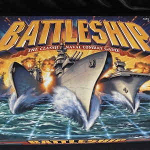 Battleship game , Milton Bradley, naval combat game , Strategic naval games  ,2 player game ,1990’