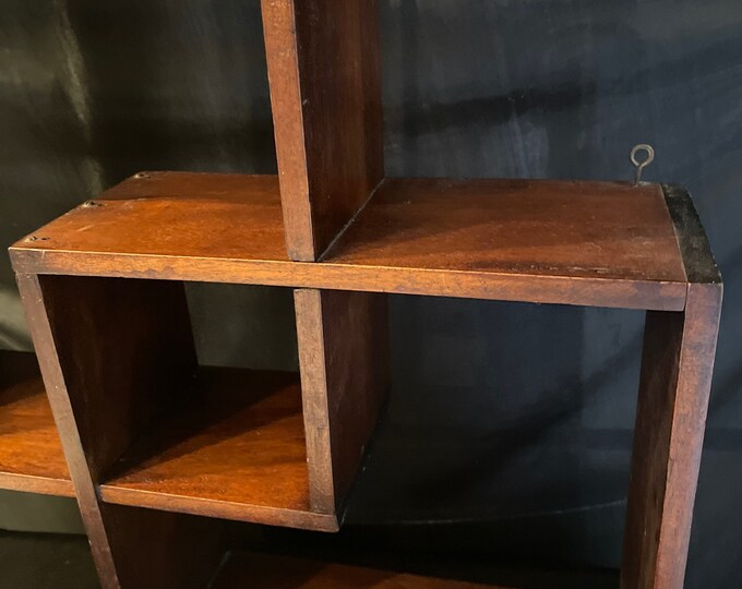 Geometric Wall Shelves Bric & Brac Shadow Box Interlock Box Shelf, Cube