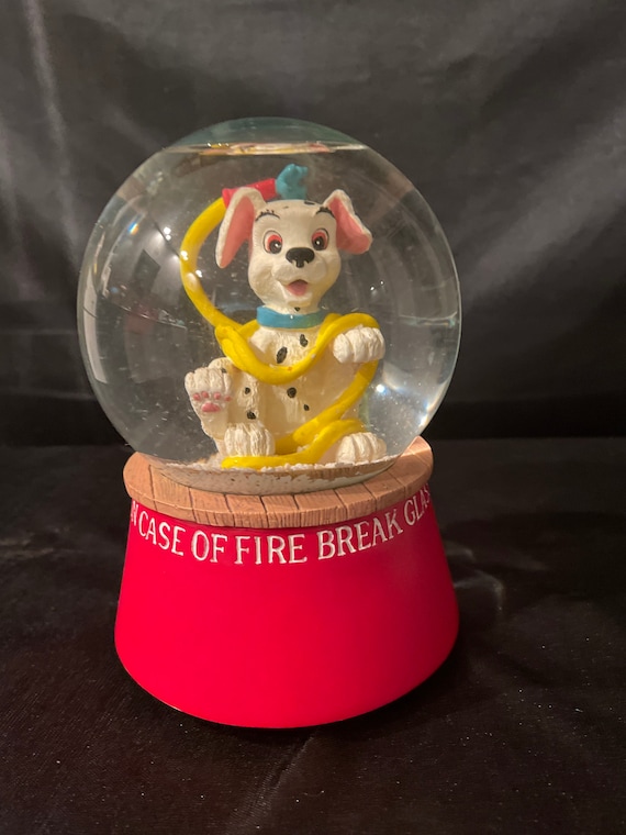 Firehouse ,snow Globe , Dalmatian Dog ,fireman, Fireman 