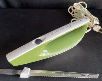 Vintage Moulinex Electric Slicing Knife Meat Carving Gadget, Retro Bread  Knife, Made in France 
