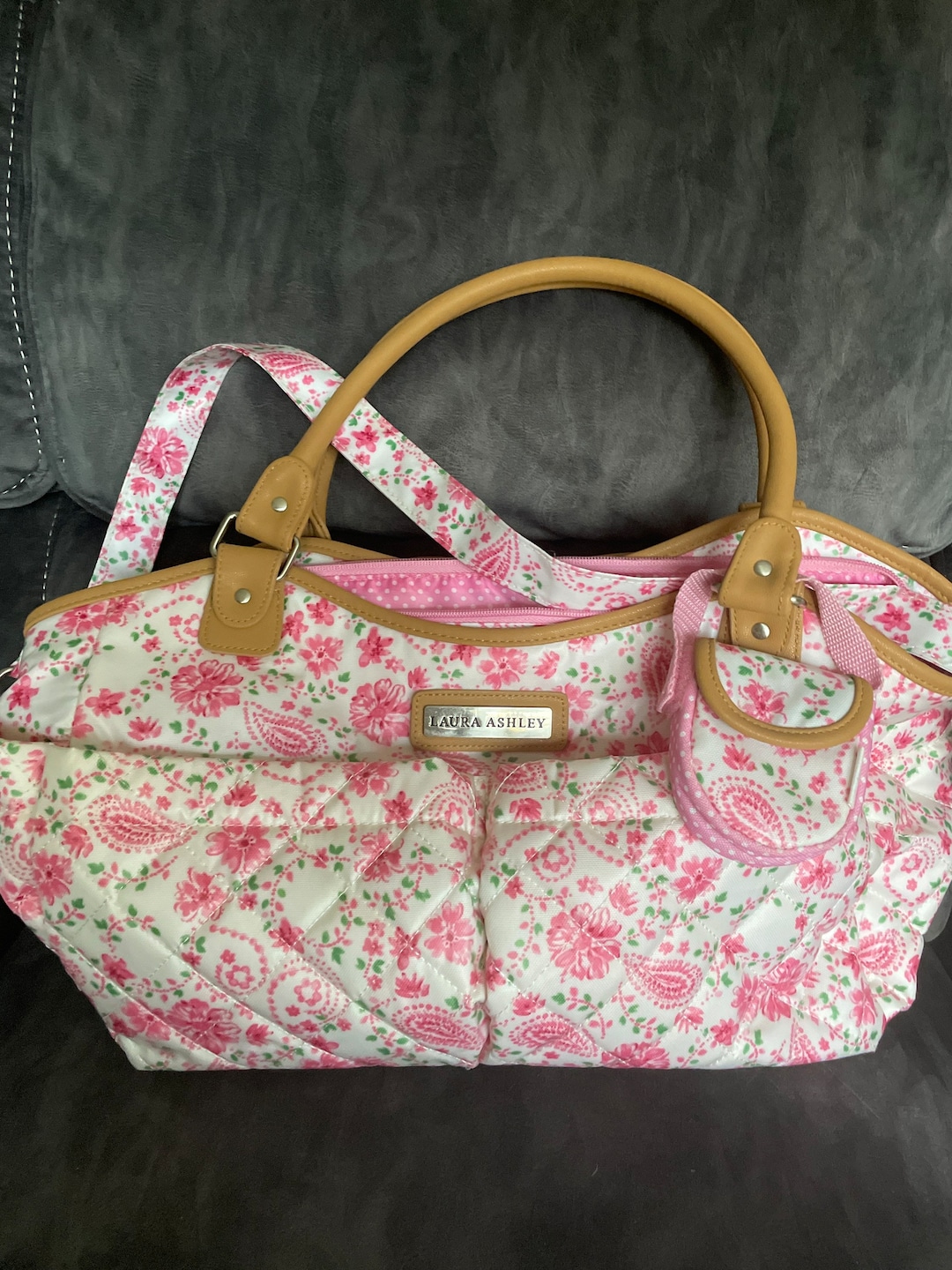 New Girls ,deluxe Diaper 6 Pc ,all Day Travel Diaper Bag Everything Bag