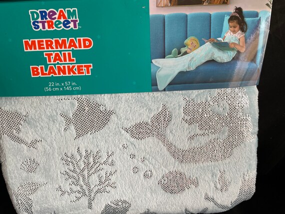 Mermaid Costume , Blanket  dress -up  Full fleece… - image 2