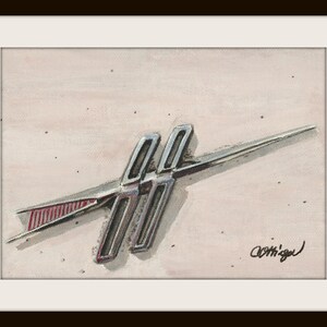 88 Emblem giclee print of acrylic painting