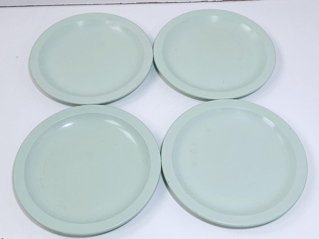 Vintage Dallas Ware Mint Green Salad Plates 7-inch Set of 4 Melamine - Etsy