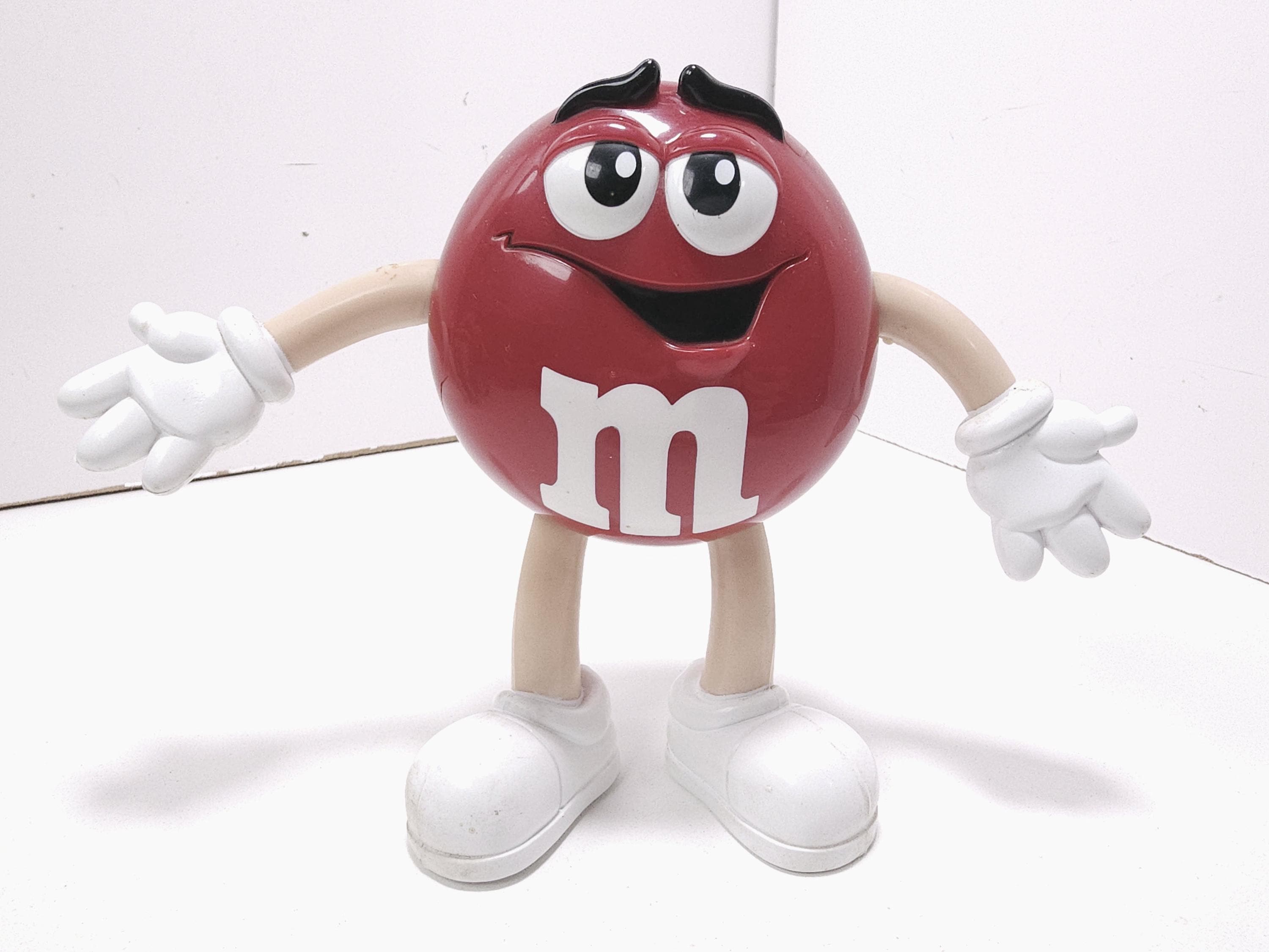 Red M&M Character Figure Candy Mascot Display Toy 5 1/2