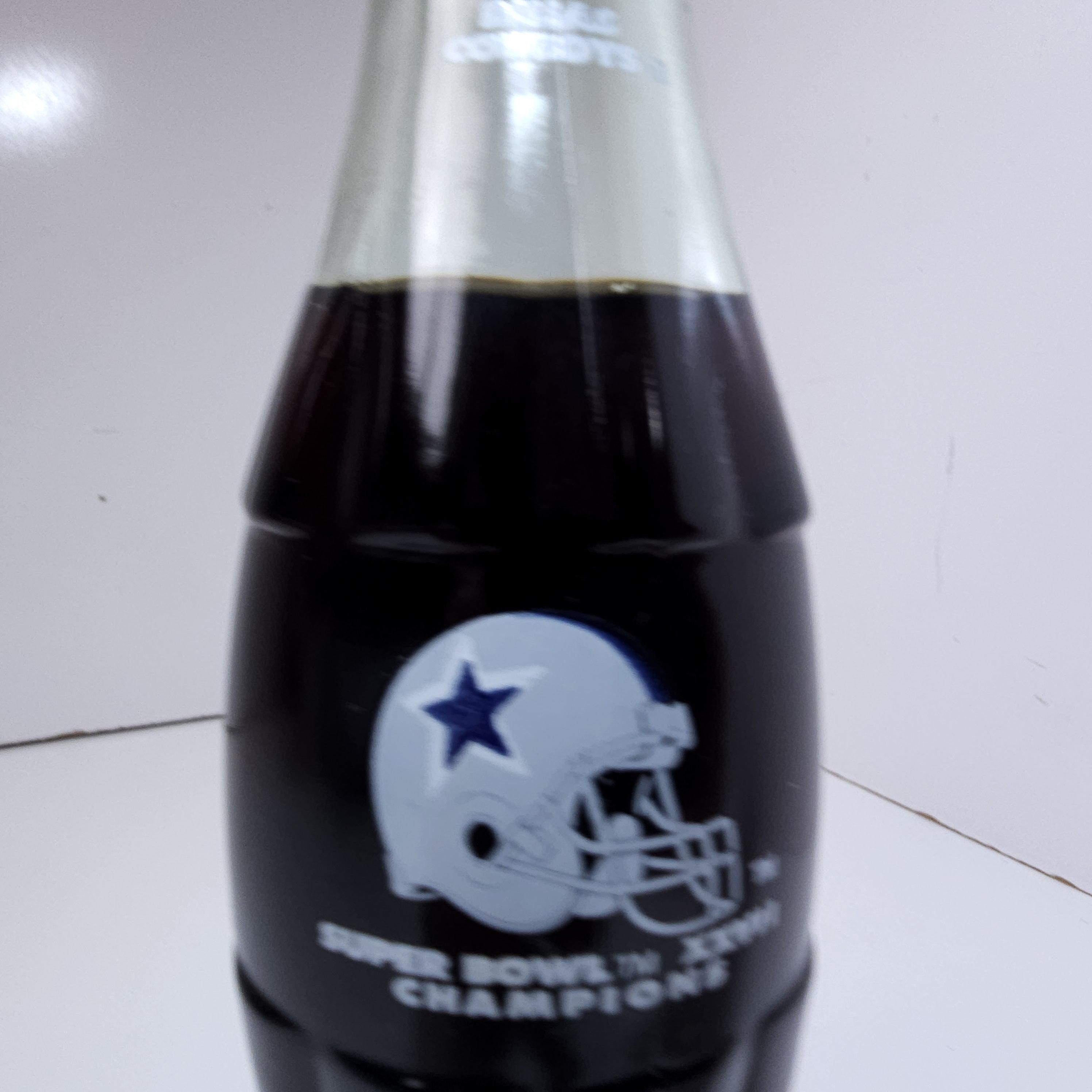 Dallas Cowboys Coca-cola 8 Oz Bottles Super Bowl XXVII XXVIII NFL