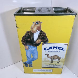 Vintage Camel Cigarettes Ashtray Stand Joe Camel 1991 24
