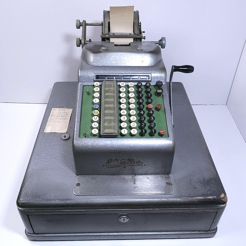 Antique Adding Machine - Etsy
