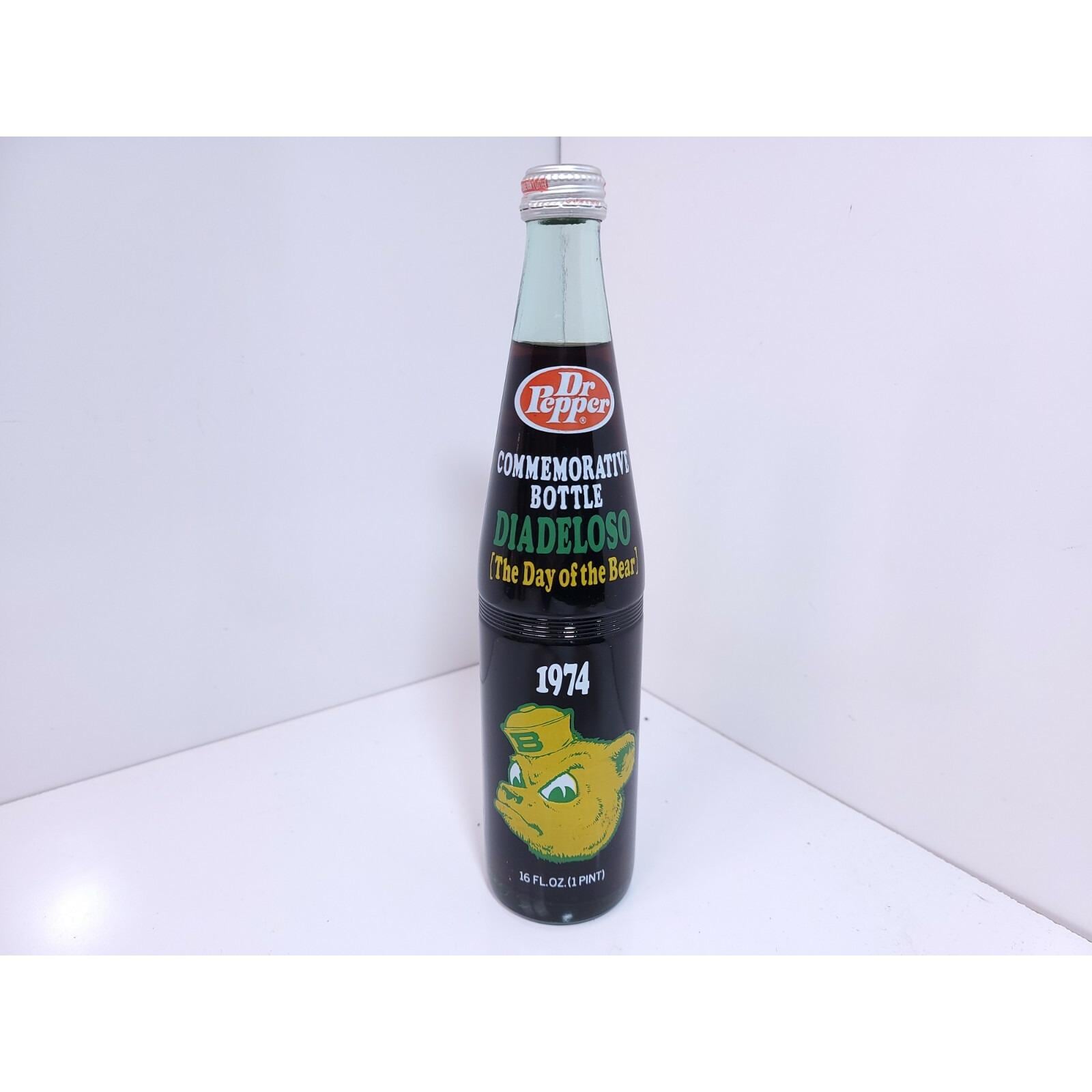 Vintage 1974 Dr Pepper Commemorative Bottle Full – Baylor Bears