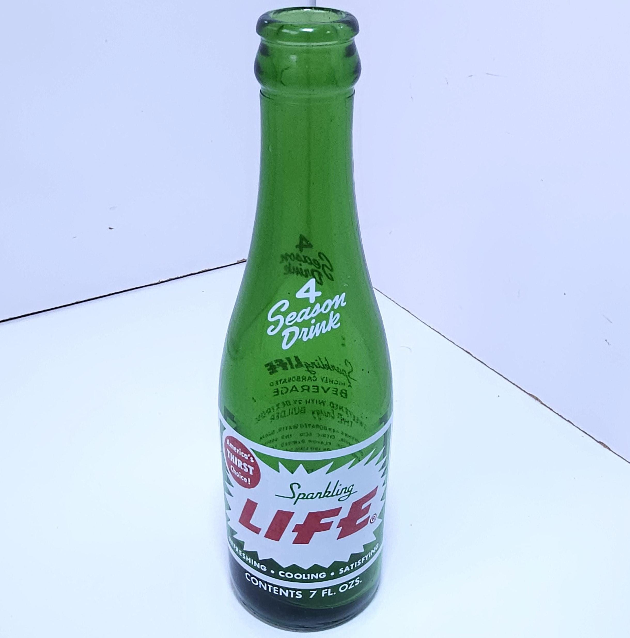 Vintage Sparkling Life Soda Bottle – 7 Oz – Breese, Illinois – ACL