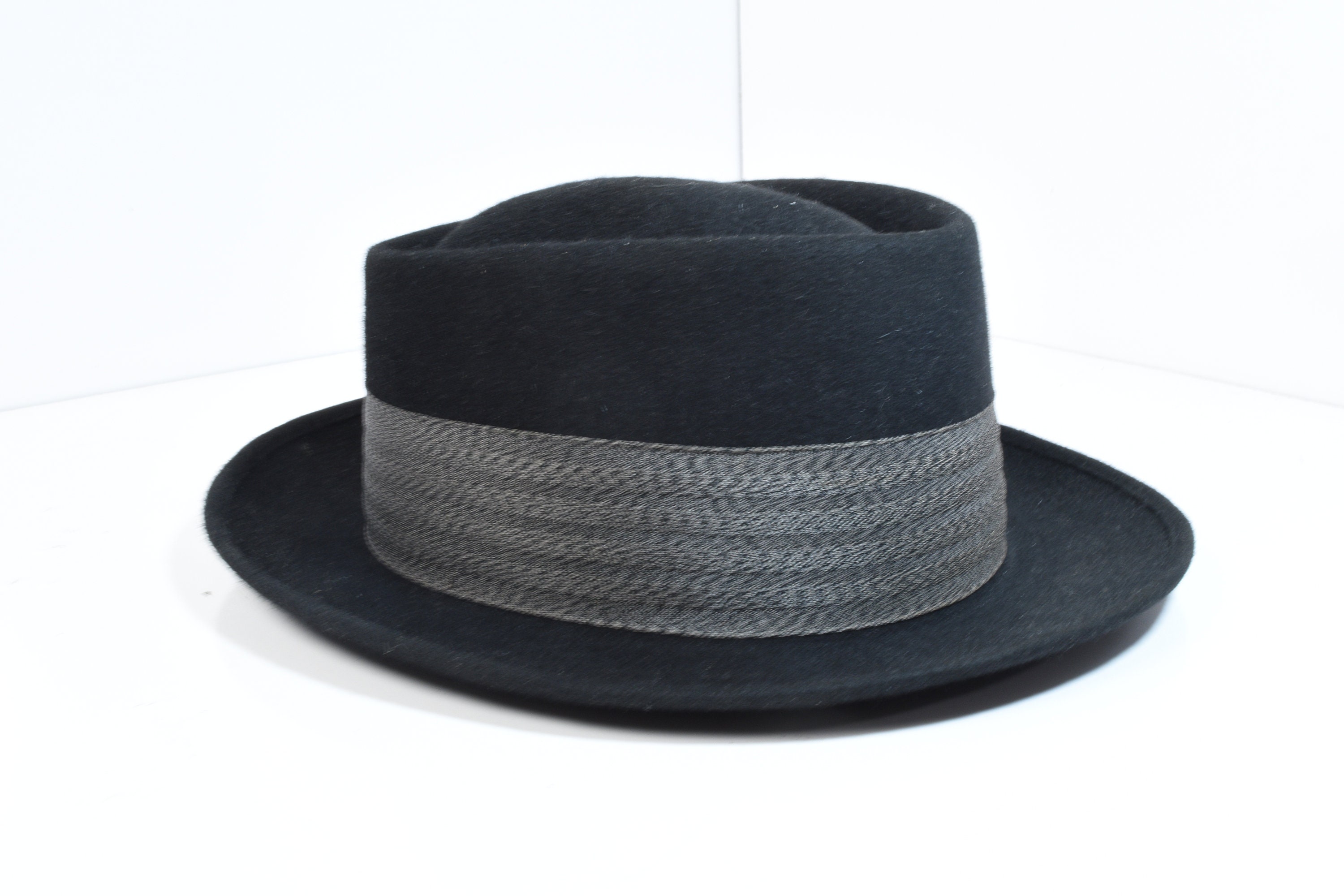 Vintage Adam Premier Quality Black Fedora 6 3/4 - Etsy
