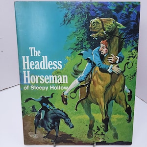 The Headless Horseman of Sleepy Hollow Cherney Berg 1970 Paperback Vintage Book