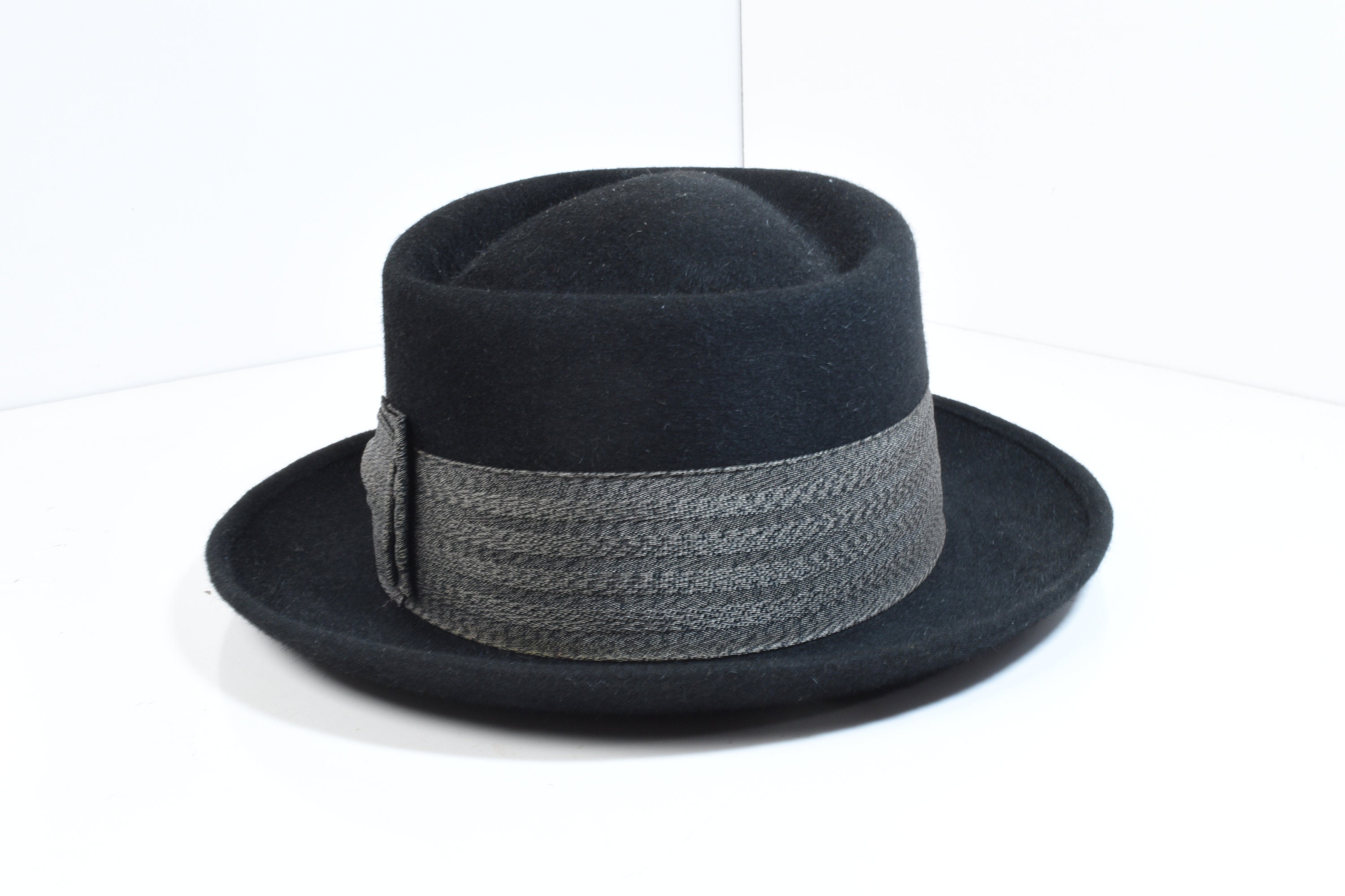Vintage Adam Premier Quality Black Fedora 6 3/4 - Etsy