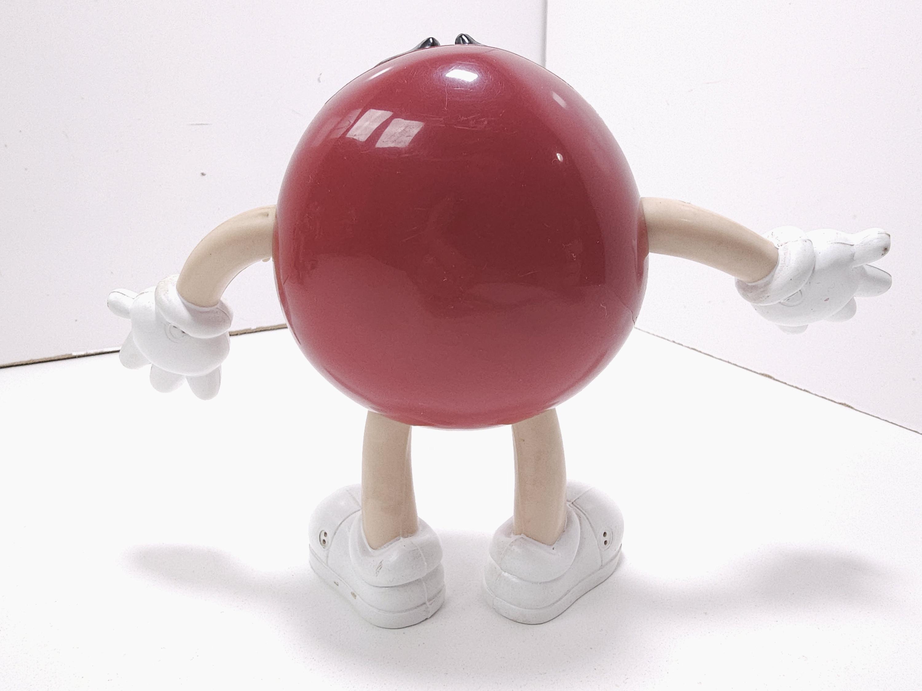 Red M&M Character Figure Candy Mascot Display Toy 5 1/2