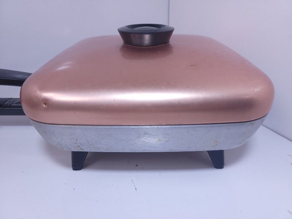 Vintage Westinghouse Electric Skillet W/copper Lid EFP 551 