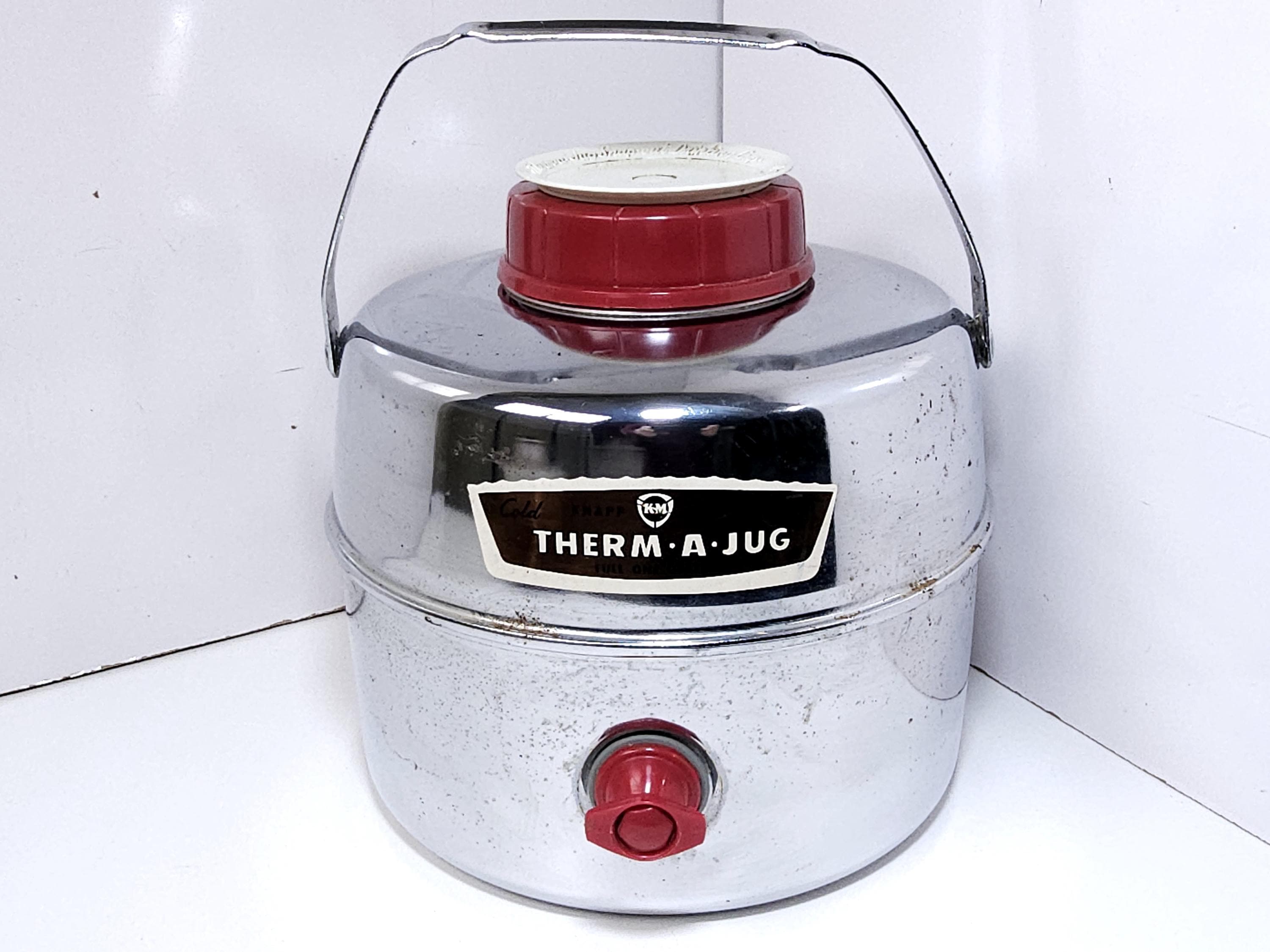 Vintage Knapp Monarch Therm-a-jug Chrome 1-gallon Hot Cold Jug - Etsy