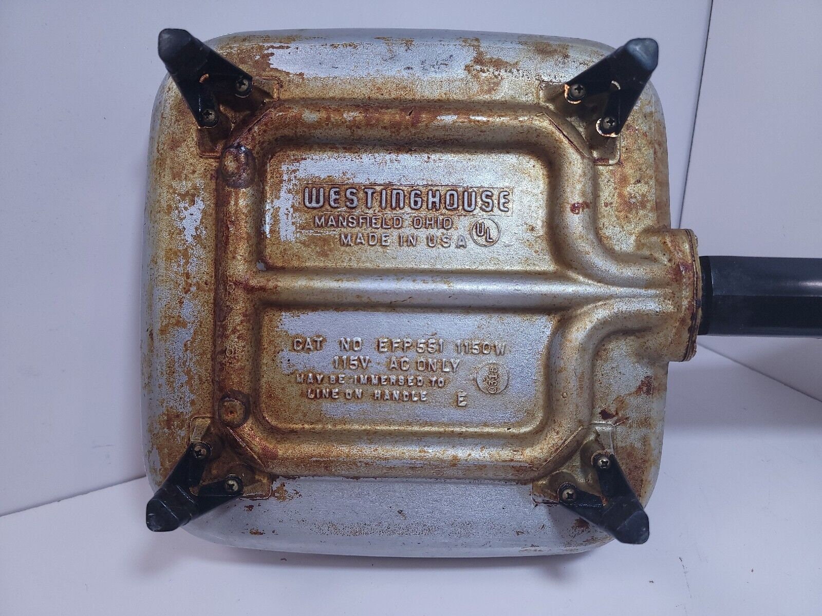 Vintage Westinghouse Electric Skillet W/copper Lid EFP 551 