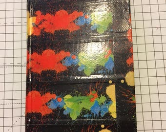 Paint splatter Server duct tape book