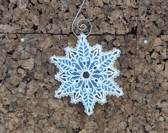 Ice Crystal Snowflake