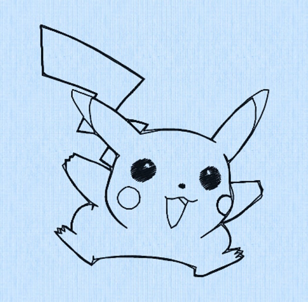 Pikachu Embroidery Design - Etsy Pikachu Embroidery Design - Etsy