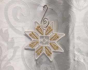 Glistening Snowflake Ornament