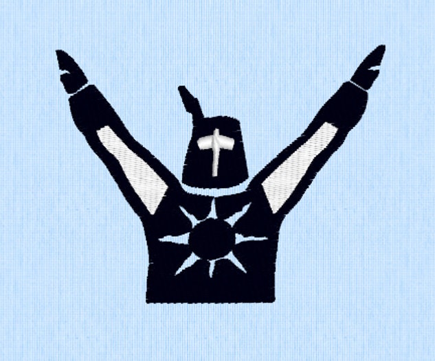 Praise The Sun Embroidery Design Etsy Praise The Sun Embroidery Design Etsy