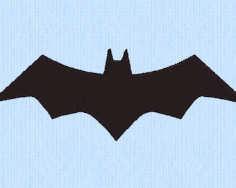 Bat Embroidery Design