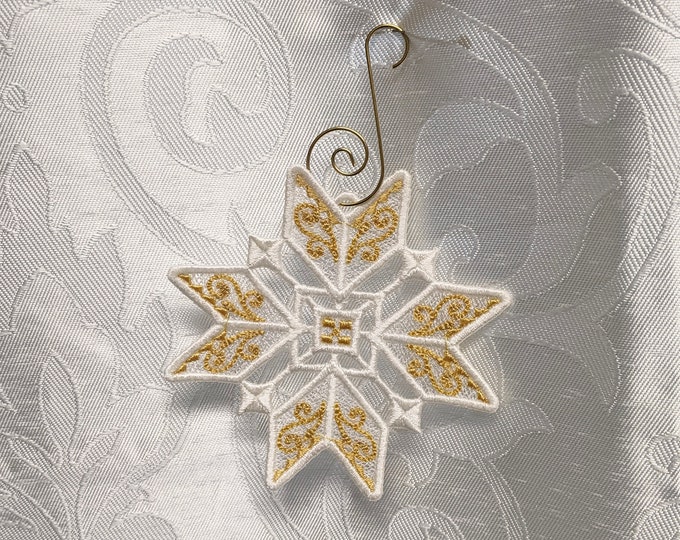 Shimmering Snowflake Ornament