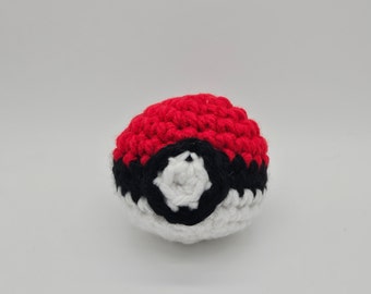 Pokeball - Crocheted