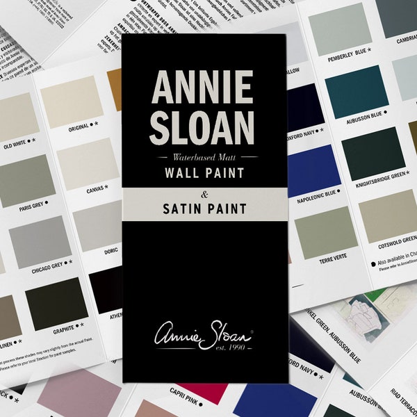 Annie Sloan Wall & Satin Colour Chart