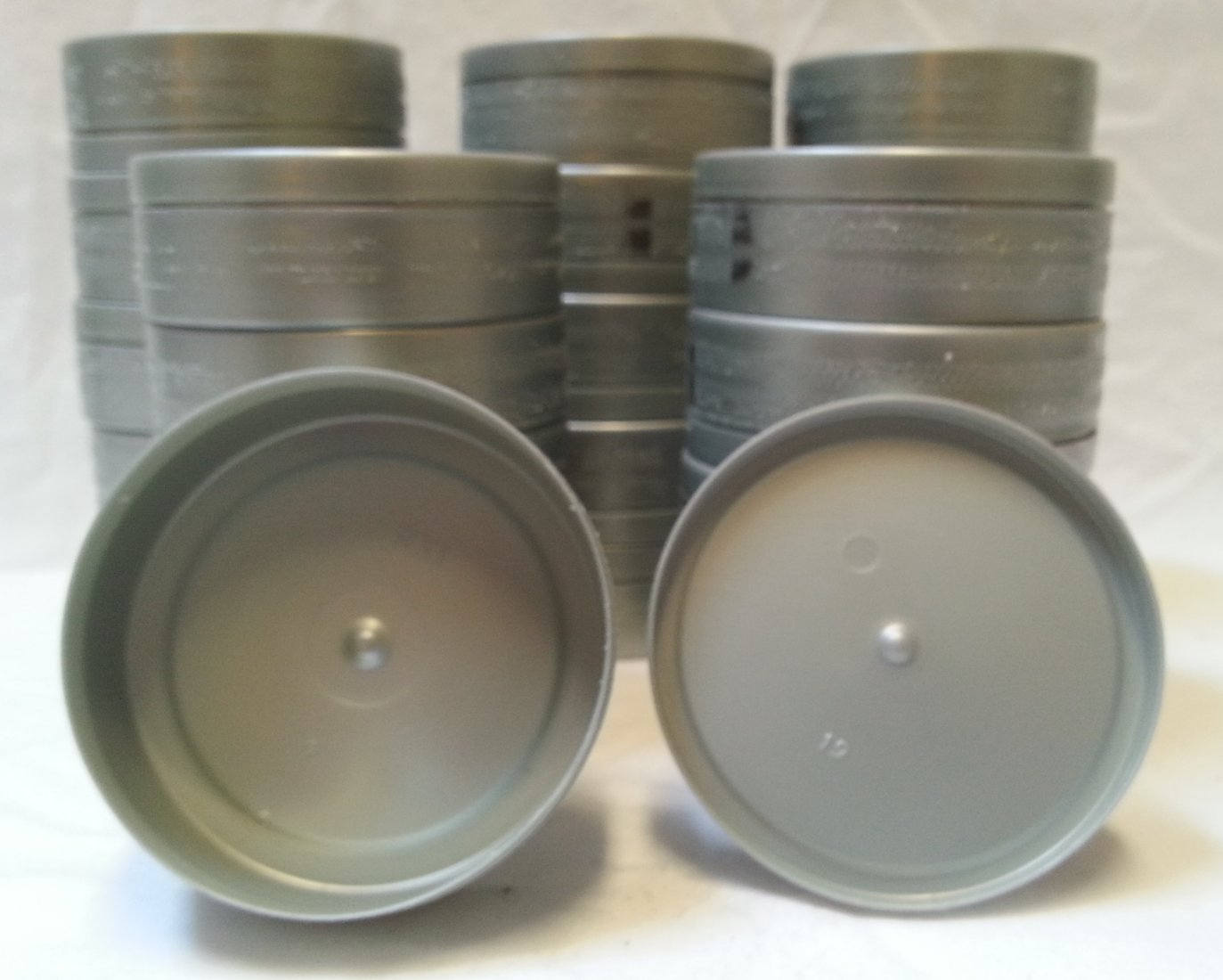 24 Used Clean Plastic Dip Cans Lids Arts Crafts Fishing Etsy