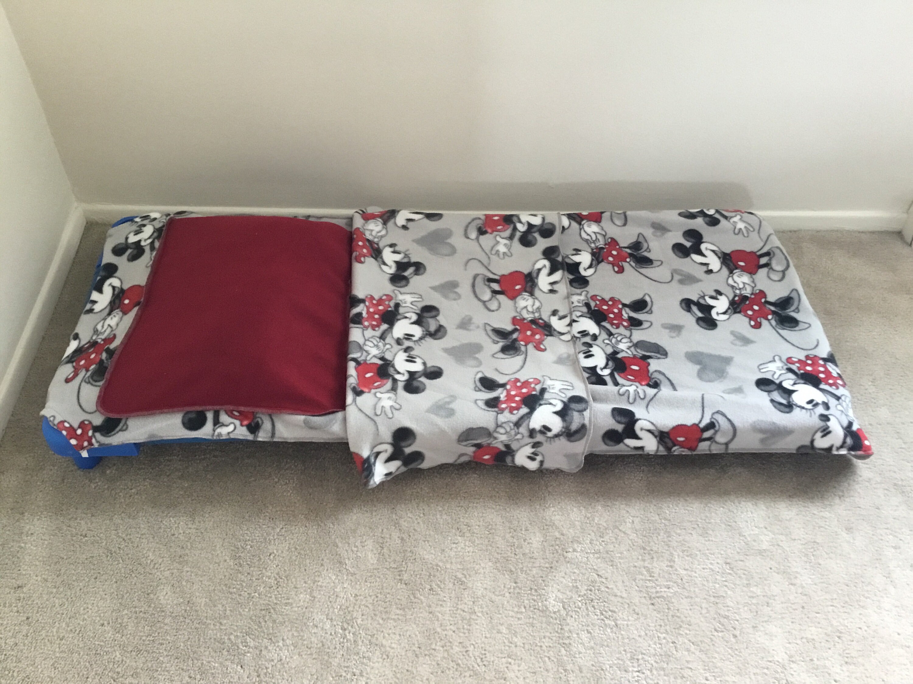 Mickey and Minnie Mouse Cot Set Etsy