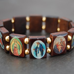 Wooden jesus bracelets 2025