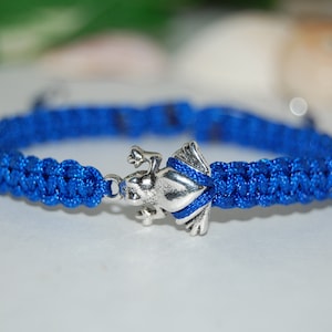 Frog Bracelet,Adjustable Hemp Bracelet,Frog Gifts,Bracelet For Frog Lover,Men,Women,Kids,Teens,Drawstring Bracelet,Good Luck Bracelet,Gift