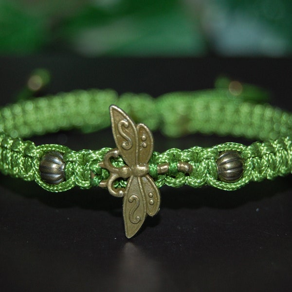 Bracelet Dragonfly, Bracelet Dragonfly String, Dragonfly Lover, Dragonfly Jewelry, Bracelet Drawstring, Bracelet Bonne Chance, Hommes, Femmes, Panda Gift