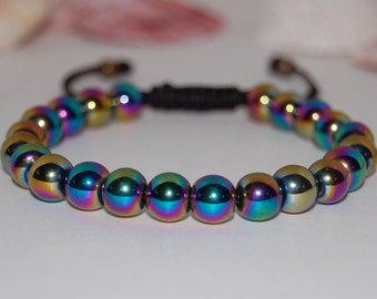 Soul-Cats Shamballa Armband Mit 9 Kristallkugeln – Verstellbar, Glücksbringer