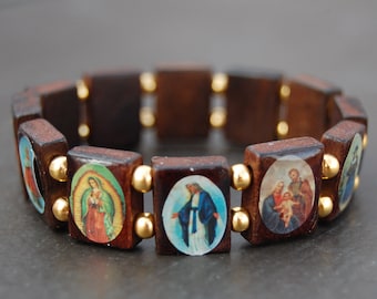 Wooden jesus hotsell bracelets