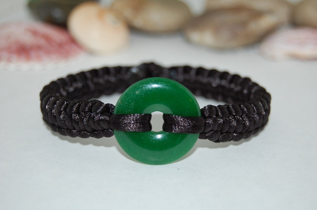 Jade Bracelet,good Luck Bracelet,jade Pendant String Bracelet,woven