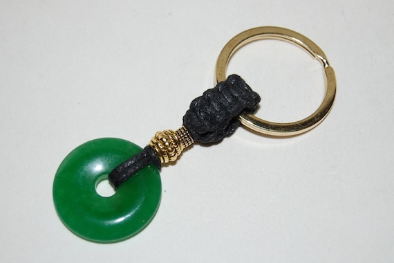 Jade Keychain,good Luck Keychain,green Jade Keychain,protection
