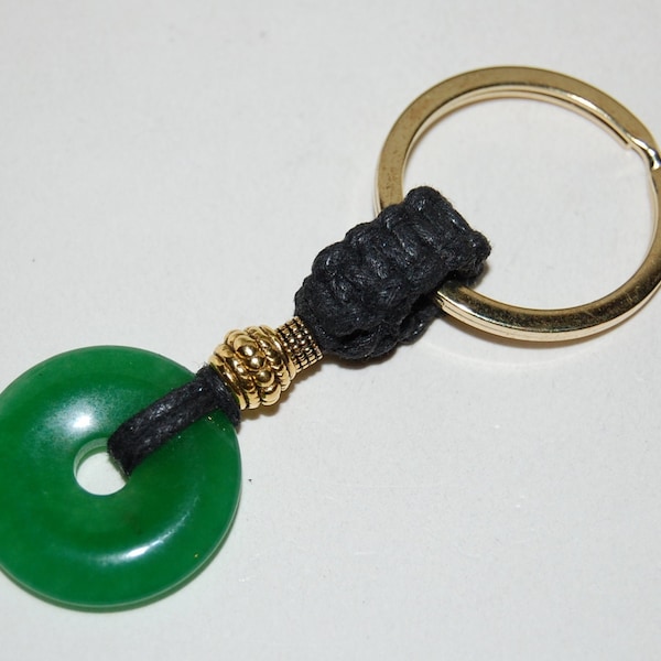 Chaveiro de Jade, Chaveiro de Boa Sorte, Chaveiro de Jade Verde, Proteção, Chaveiro de Boa Fortuna, Chaveiro de Fung Shui, Chaveiro de Oração, Presente
