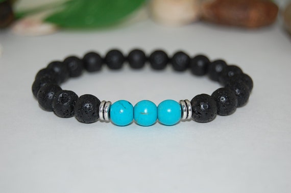 Etsy lava bead bracelet deals