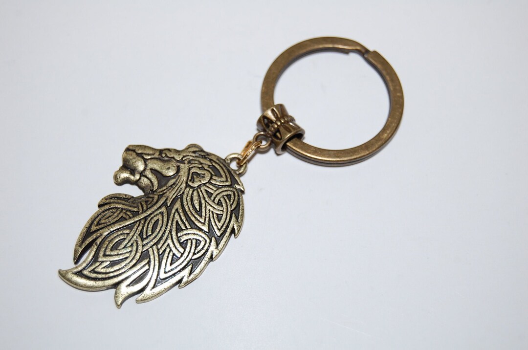 Lion Keychain,lion Keyring,car,bag,purse,spirituality,protection,leo Keychain,men,women,boho