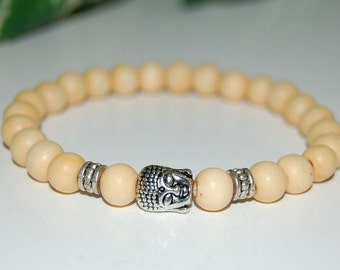 Buddha Bracelet,Wood Bracelet,Buddha Wood Bracelet,Spiritual Bracelets,Beaded Bracelets,Stretchy,Meditation,Yoga Bracelet,Men,Women,,Gift