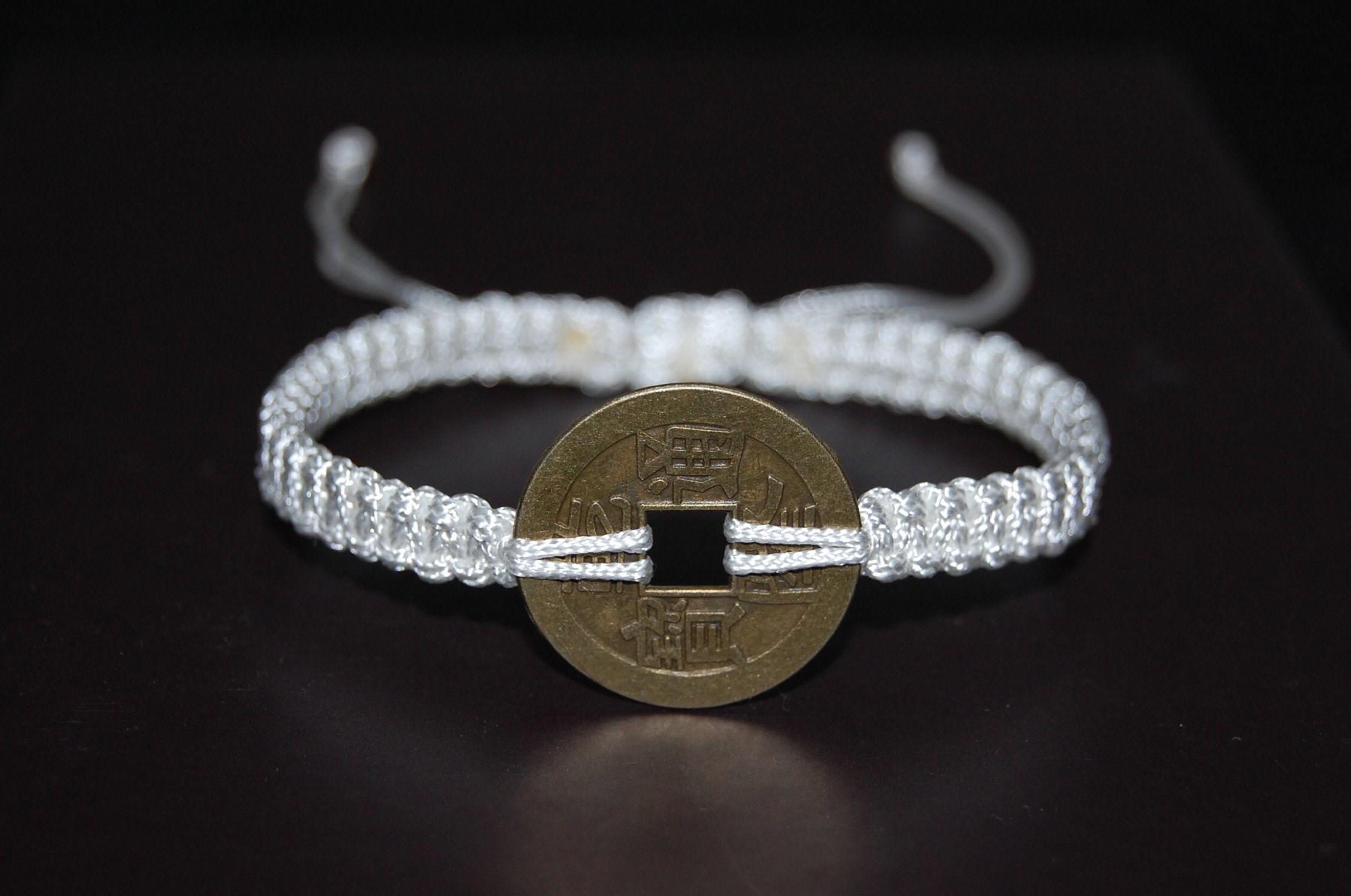 Chinese Lucky Coin Bracelet,good Luck String Bracelet