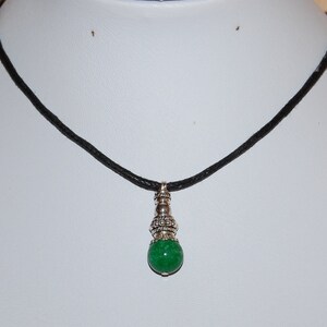 Jade Necklace,Jade Gemstone Pendant Necklace,Choker Necklace,Girl,Women,Chic,Cord Necklace,Jade Pendant Choker,Gift
