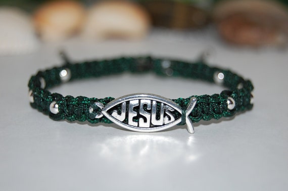 Adjustable Childrens Jesus Bracelets Handwoven Bracelets I Love Jesus -  Etsy | Etsy, Hand weaving, Handmade bracelets